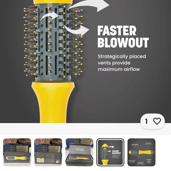Drybar The Single Shot Round Blow-Dryer Brush (2.25 inch) NEW